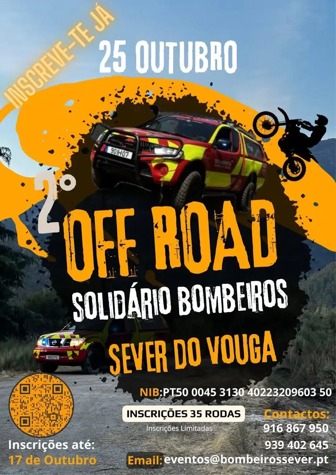 2º Passeio Off Road Solidário dos BV de Sever do Vouga